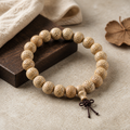 Green Sandalwood Bead Bracelet